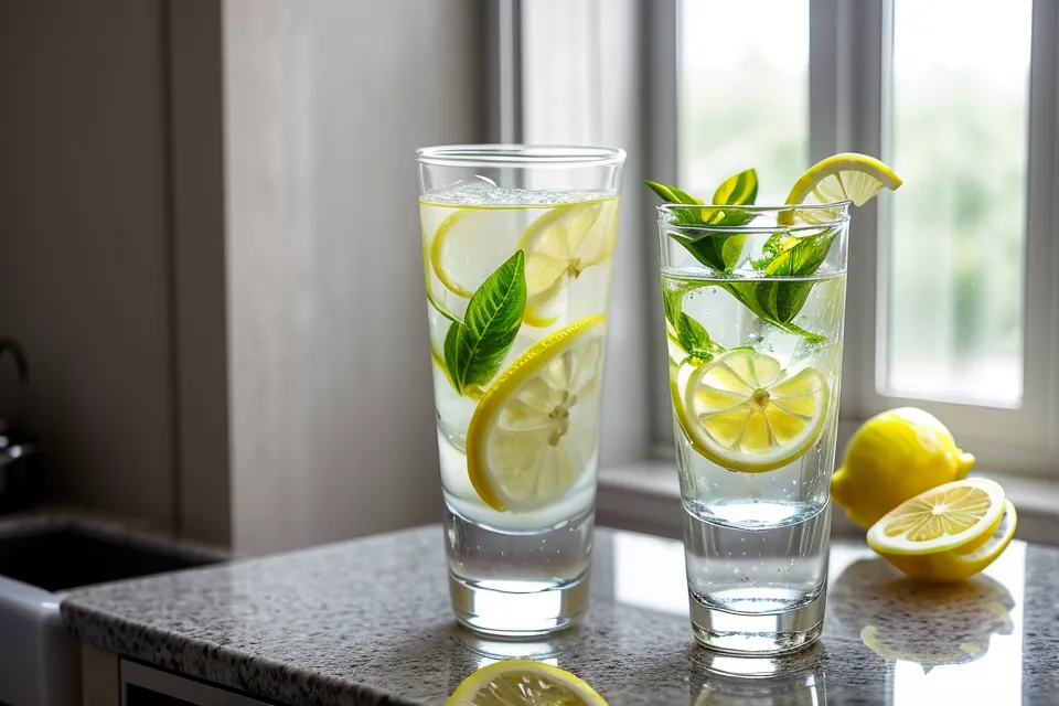 Glass of water first thing in the morning, a simple mens health habit for men over 50