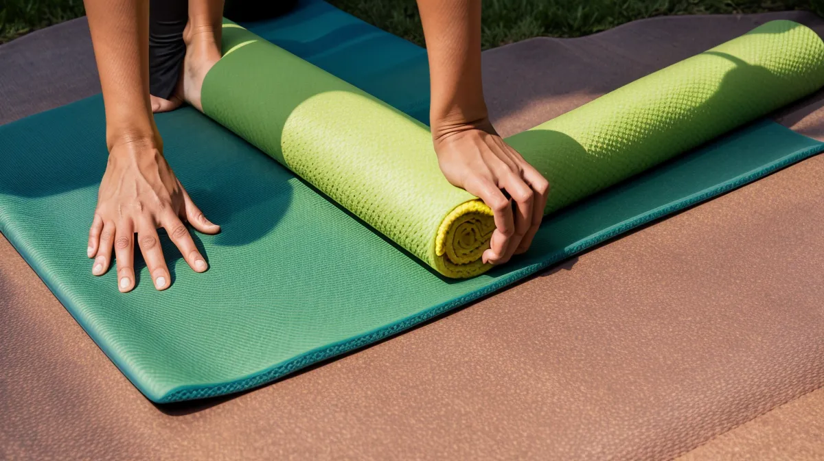 Low impact yoga for men over fifty — a hamstring mobility routine using a chair instead of a deep floor stretch