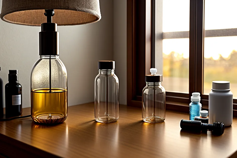 Protoflow vitality supplement bottle beside a glass of water, part of a men's health over 50 routine.